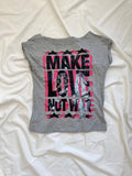 graphic grey tee