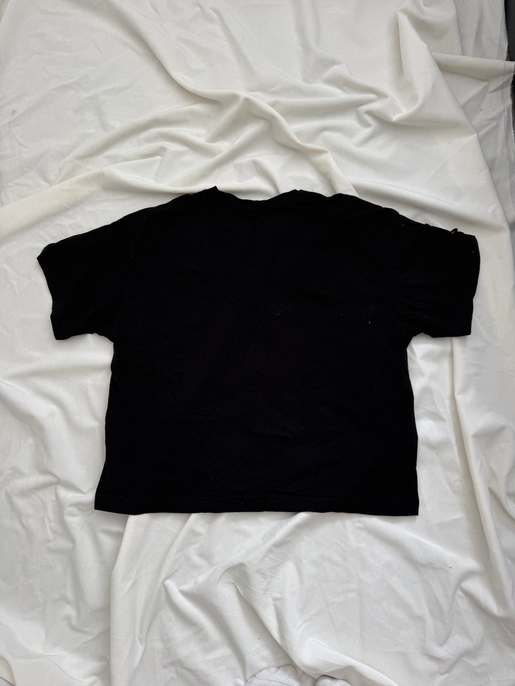 Black punk graphic tee
