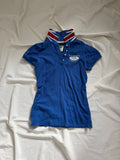union jack collar polo top